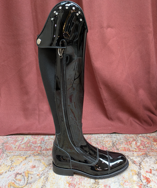 Bottes d'équitation cuir vernis HUELVA