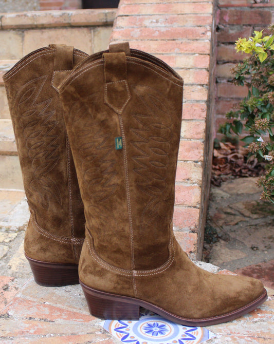 Bottes cowboy camel MEXICO