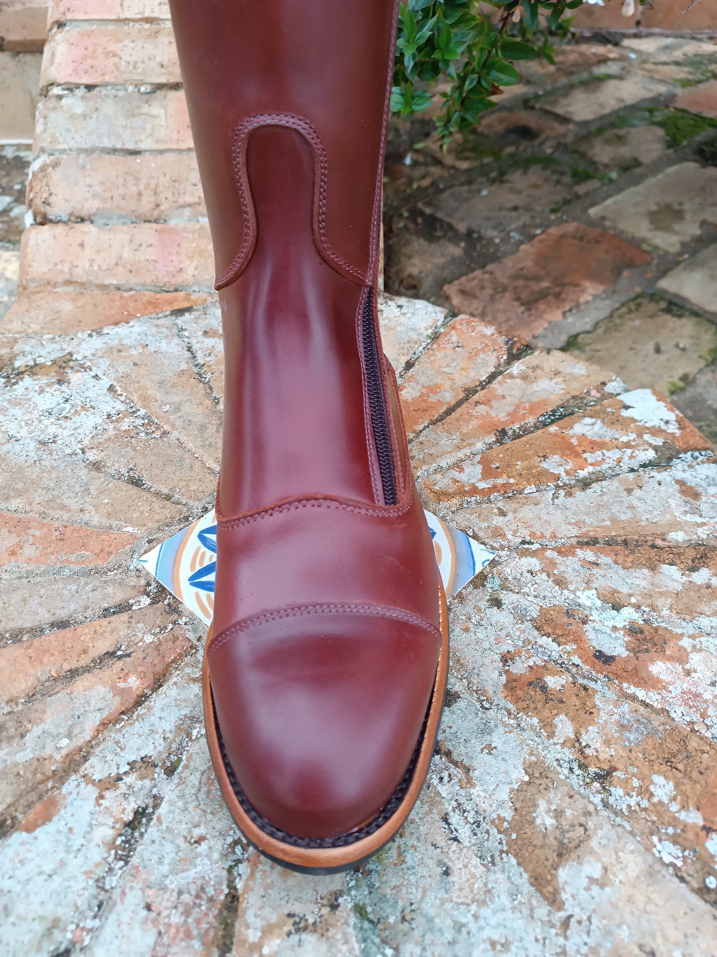 Bottes équitation cognac HUELVA