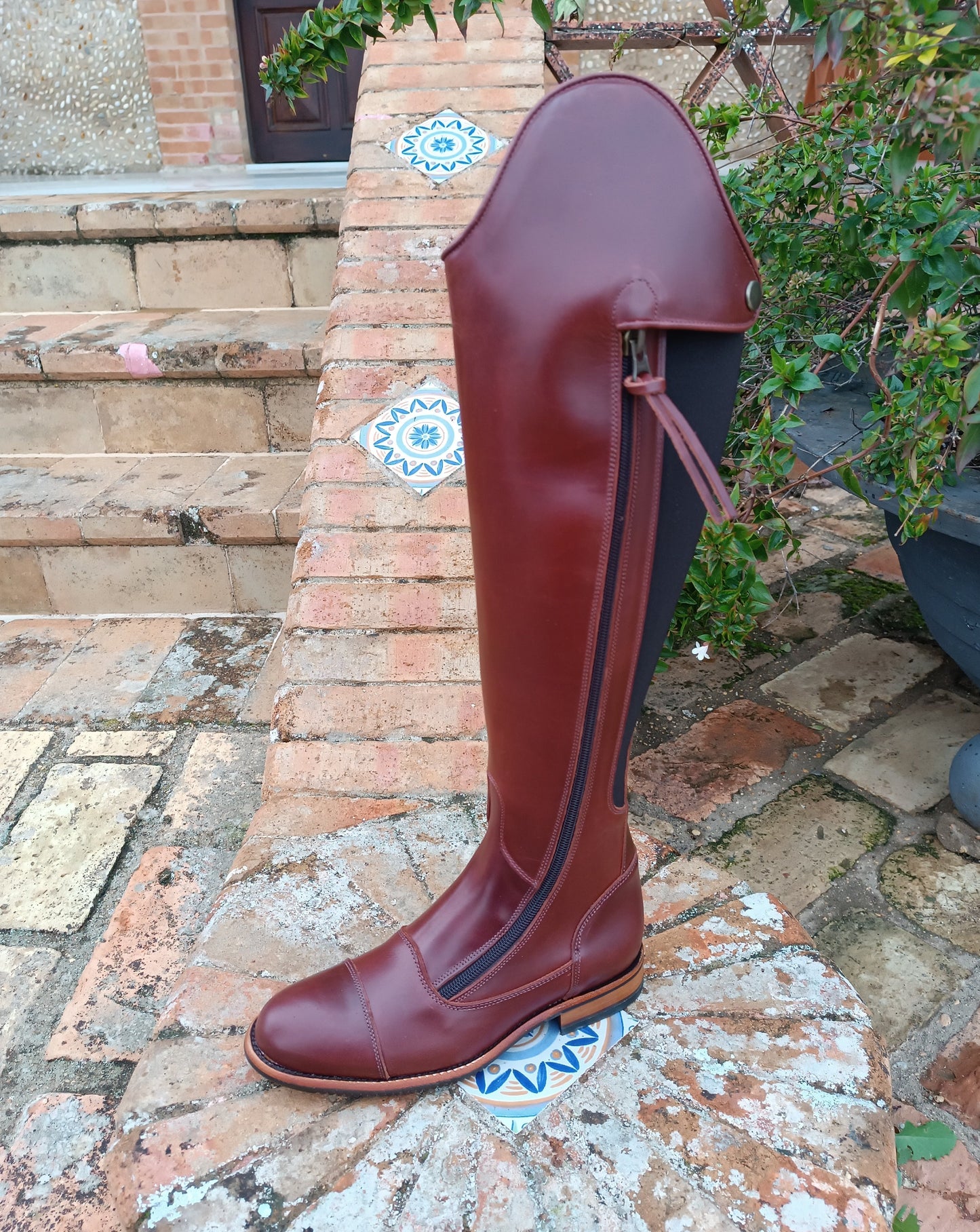 Bottes équitation cognac HUELVA