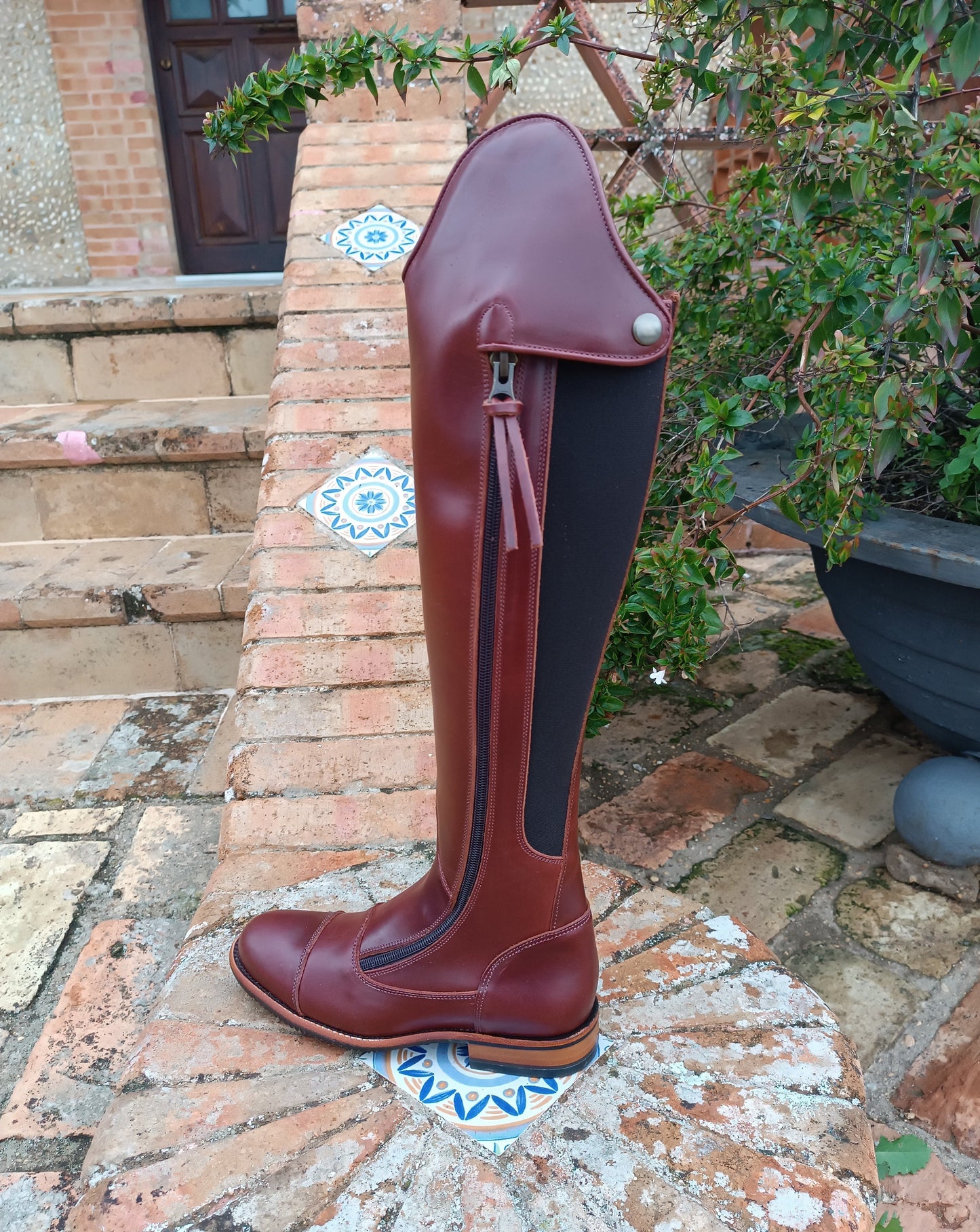 Bottes équitation cognac HUELVA